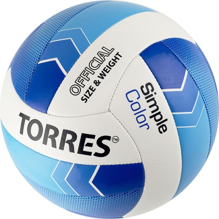 Купить Мяч волейбольный Torres Simple Color любительский р.5 в Бородине 